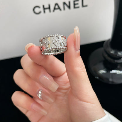 [GALE]PERLEE DIAMANT GROSSER RING 