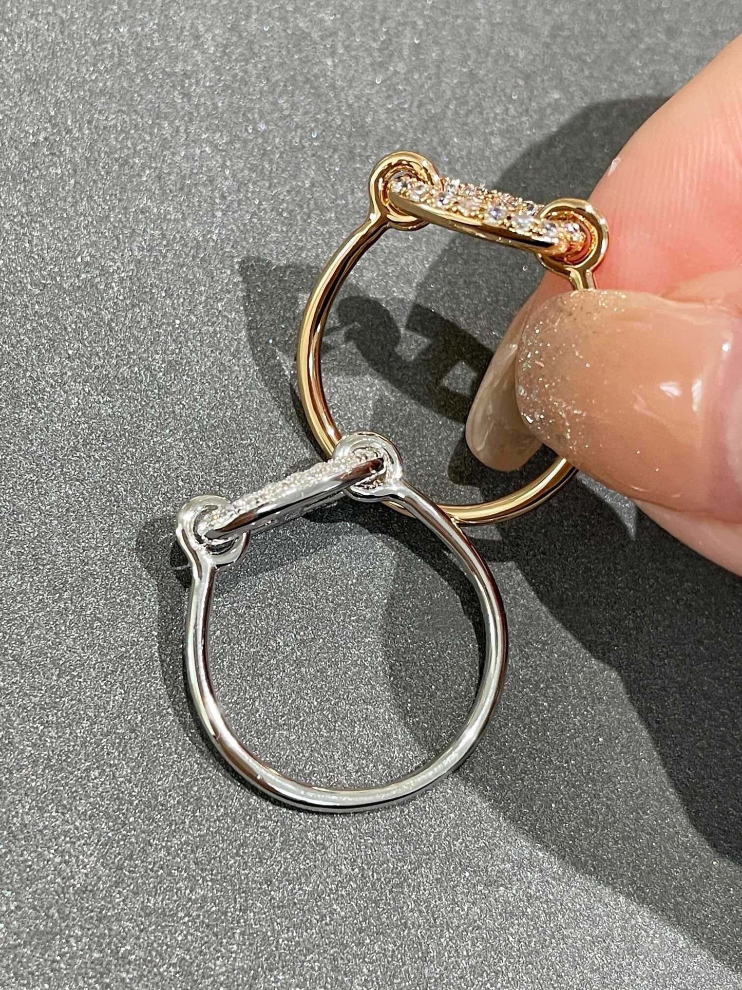 [GALE]RONDE KLEINER DIAMANTRING