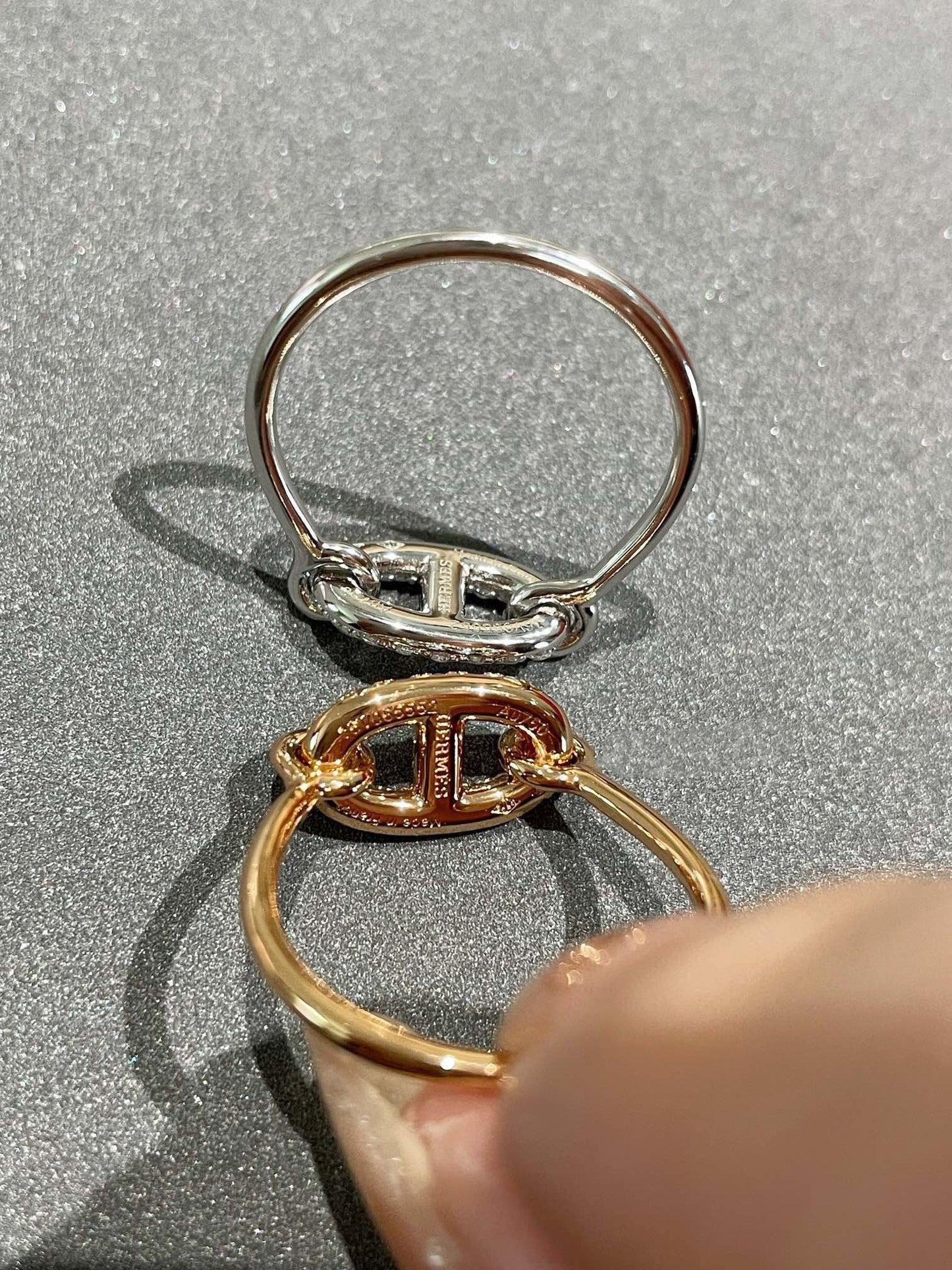 [GALE]RONDE KLEINER DIAMANTRING