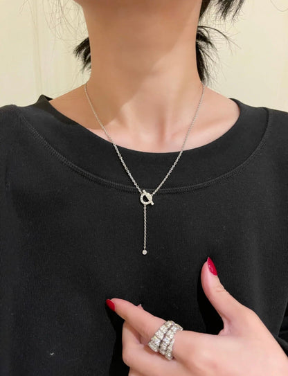 [GALE]FINESSE SILBER-DIAMANT-HALSKETTE