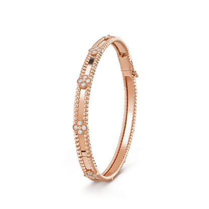 [GALE]Clover Armband 4mm Diamanten
