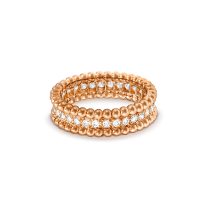 [GALE]PERLEE DIAMANT-ROSÉGOLD-RING