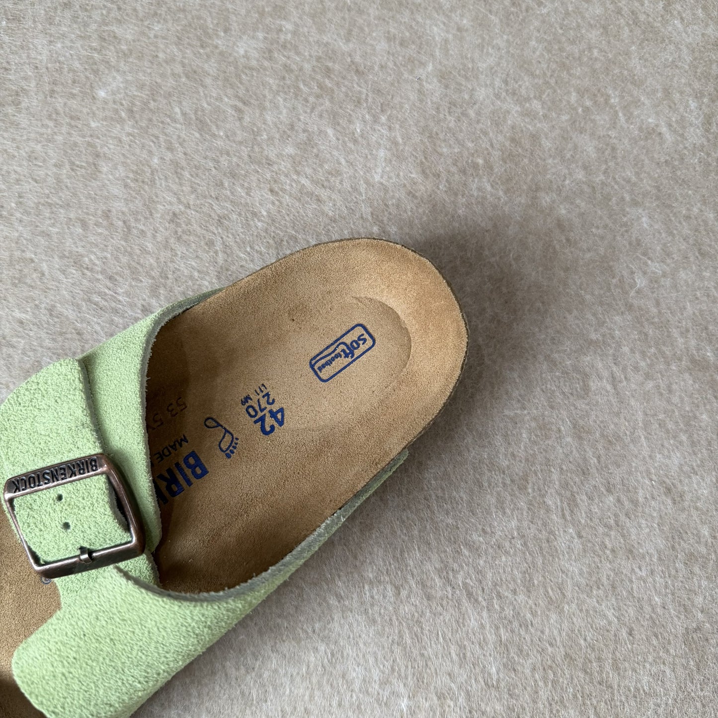 Arizona Soft Footbed  Matcha Green