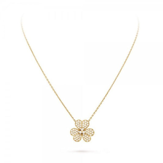 [GALE]FLOWER DIAMOND NECKLACE