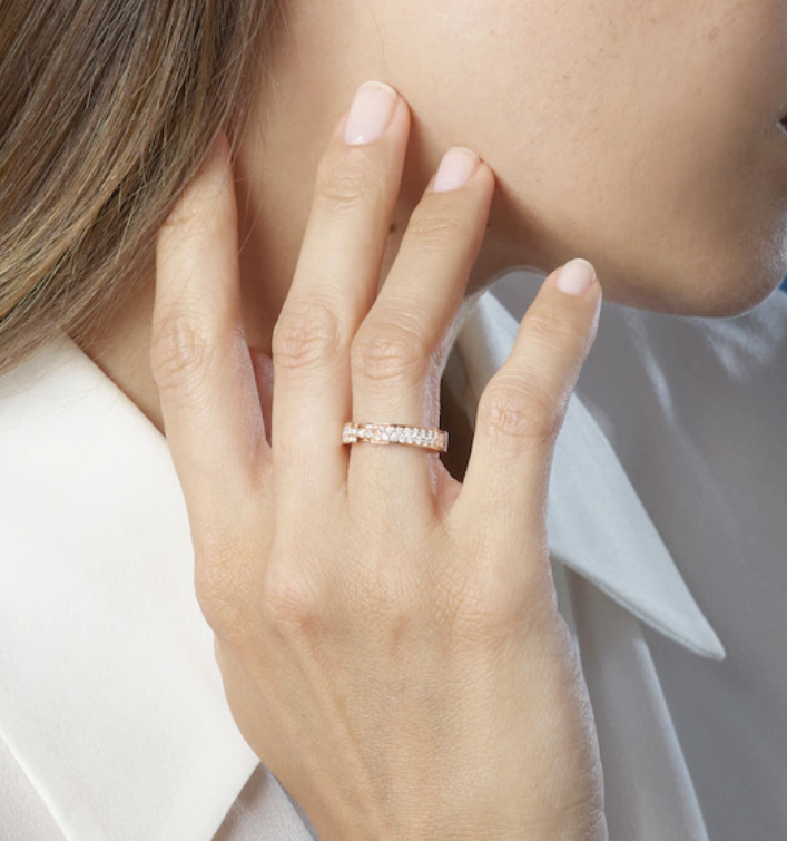 [GALE]ALLIANCE LIENS VIDENCE PAVED DIAMOND 4MM RING