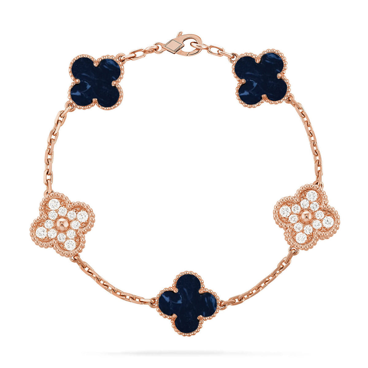 [GALE]CLOVER 5 MOTIF PIETERSITE BRACELET COLLECTION