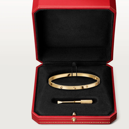 [GALE] LOVE ARMBAND 3,65 MM 10 DIAMANTEN