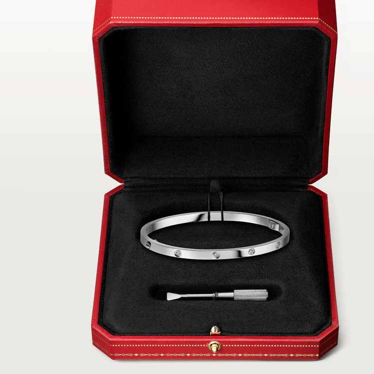 [GALE] LOVE ARMBAND 3,65 MM 10 DIAMANTEN