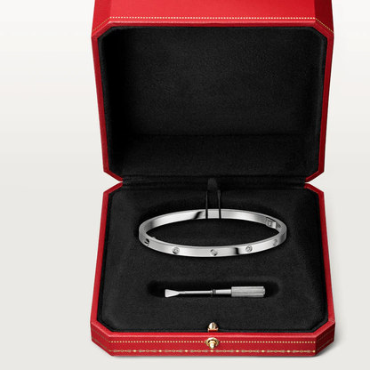 [GALE] LOVE ARMBAND 3,65 MM 10 DIAMANTEN