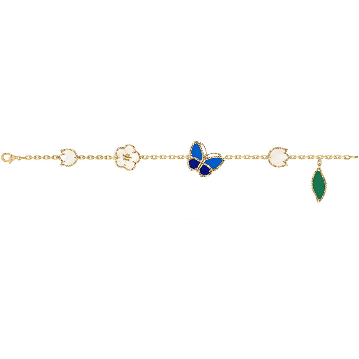 [GALE]LUCKY SPRING BUTTERFLY 5 MOTIF BRACELET