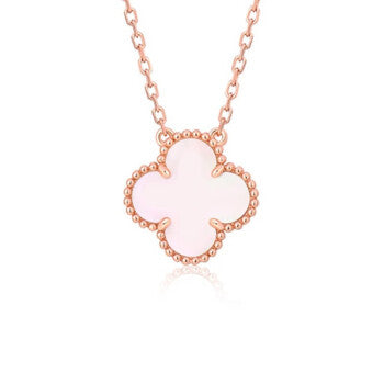[GALE]CLOVER 15MM ROSA PERLMUTT EINZELNE BLÜTENKETTE