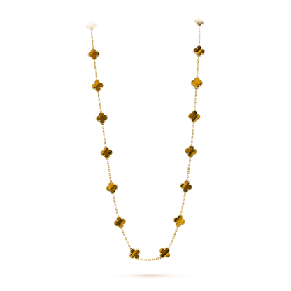 [GALE]CLOVER 20 MOTIVE TIGER EYE ROSÉGOLD