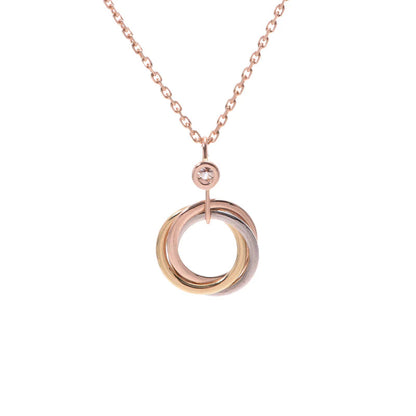 [GALE]TRINITY SILBER GOLD ROSA GOLD KETTE