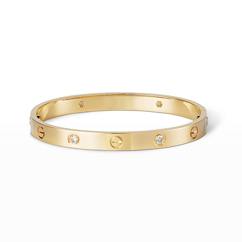 [GALE] LOVE ARMBAND 6,1 MM 4 DIAMANTEN 
