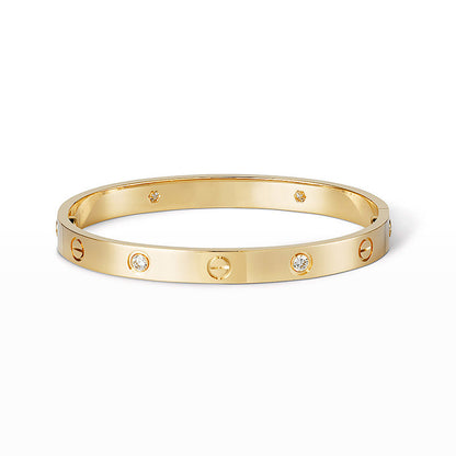 [GALE] LOVE ARMBAND 6,1 MM 4 DIAMANTEN 