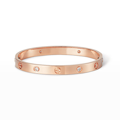 [GALE] LOVE ARMBAND 6,1 MM 4 DIAMANTEN 