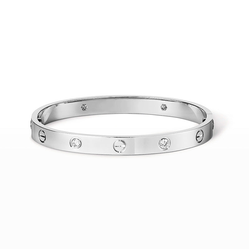 [GALE] LOVE ARMBAND 6,1 MM 4 DIAMANTEN 