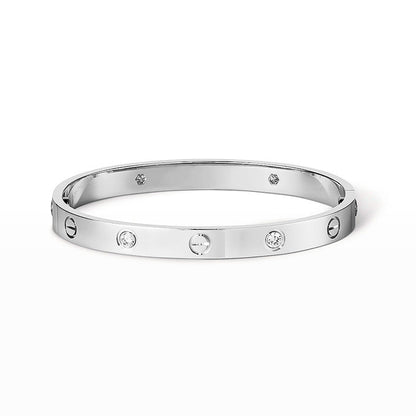 [GALE] LOVE ARMBAND 6,1 MM 4 DIAMANTEN 