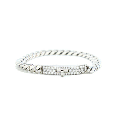 [GALE]KELLY CHAIN ​​SILBER-DIAMANT-ARMBAND