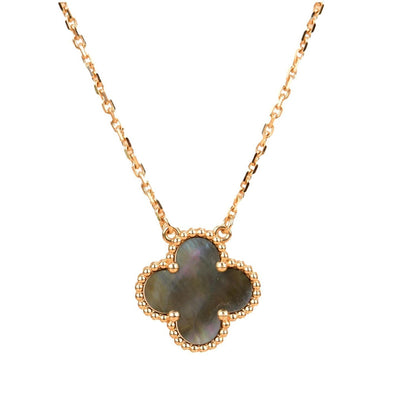 [GALE]CLOVER 15MM GRAUE PERLMUTT-KETTE