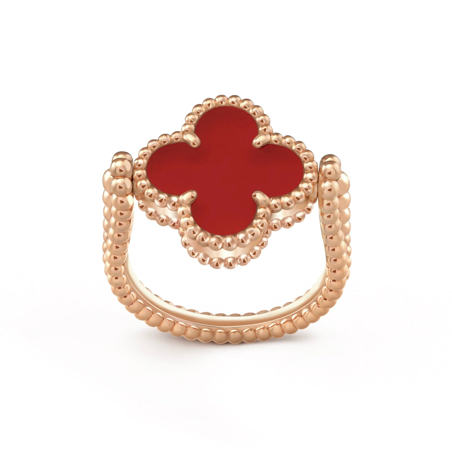 [GALE]CLOVER RIVERSIBLE ROSÉGOLDRING 