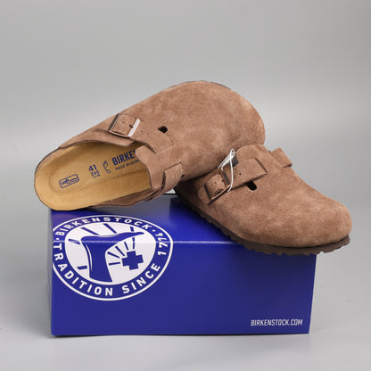 Boston Soft Footbed Chestnut Suede