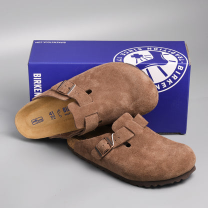 Boston Soft Footbed Chestnut Suede