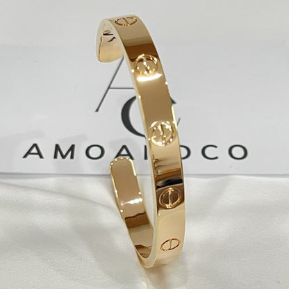 [GALE] LOVE ARMBAND 6,1 MM OFFENES MANSCHETTE 