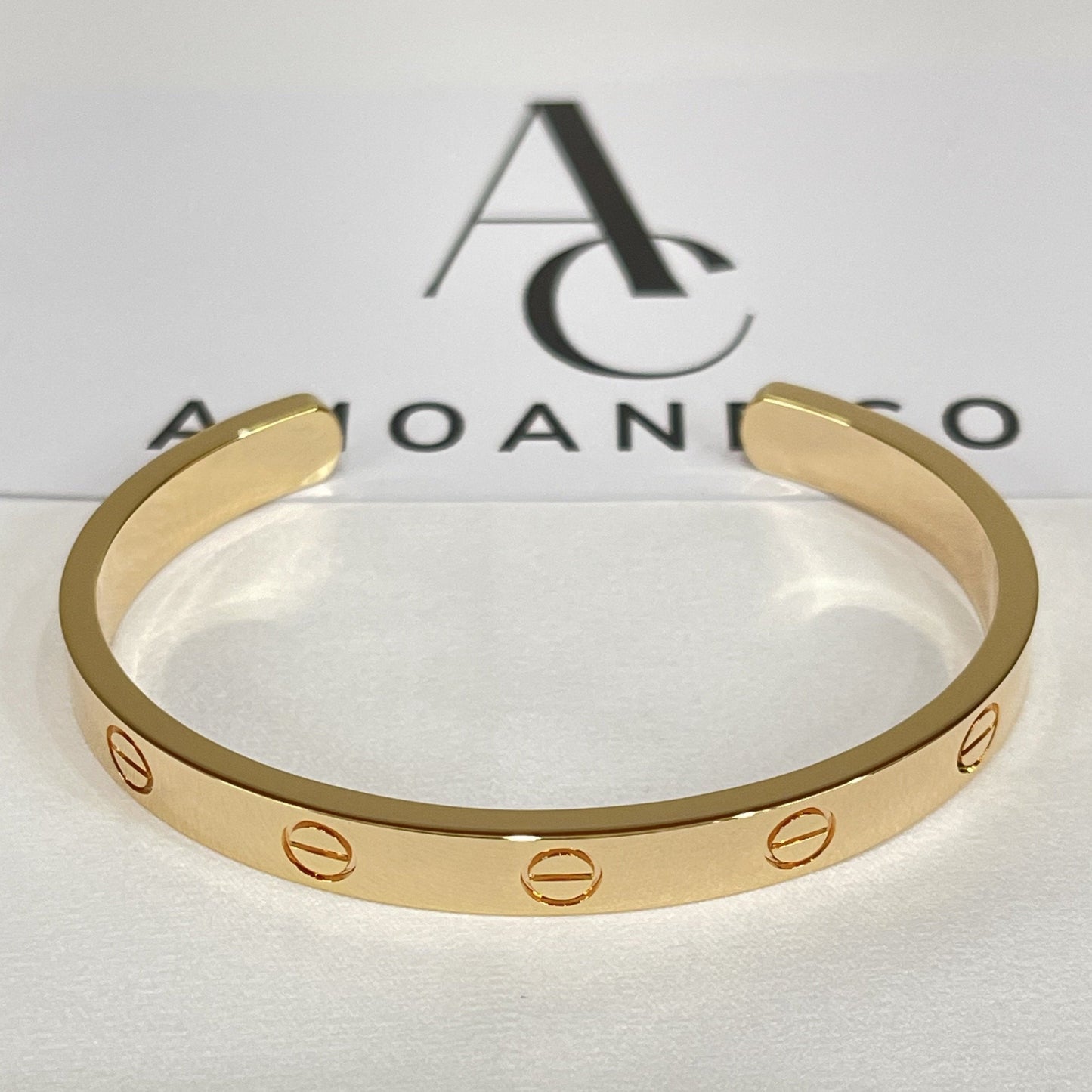 [GALE] LOVE ARMBAND 6,1 MM OFFENES MANSCHETTE 