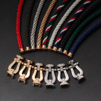 [GALE]FORCE LARGE HORSESHOE NO DIAMOND BRACELET SILVER