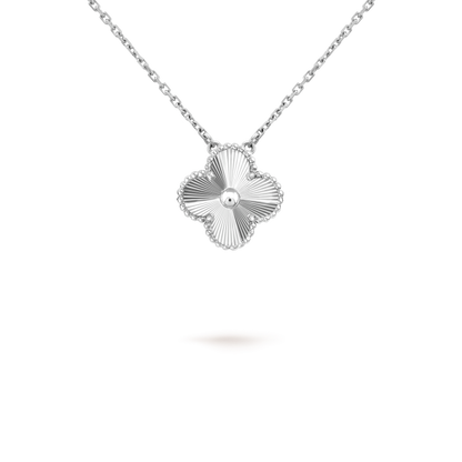 [GALE]CLOVER 15MM LASER-HALSKETTE SILBER