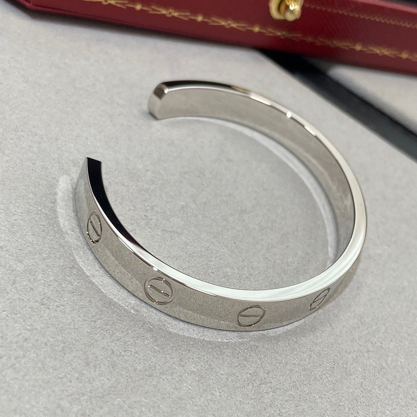 [GALE] LOVE ARMBAND 6,1 MM 1 DIAMANT OFFENES MANSCHETTE 