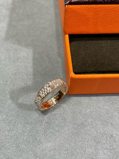 [GALE]KELLY RING AUS ROSA GOLD MIT DIAMANTEN
