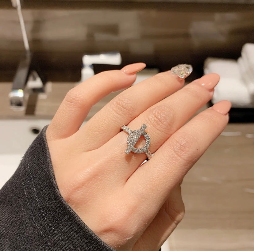 [GALE]ECHAPPEE RING SILBER DIAMANT