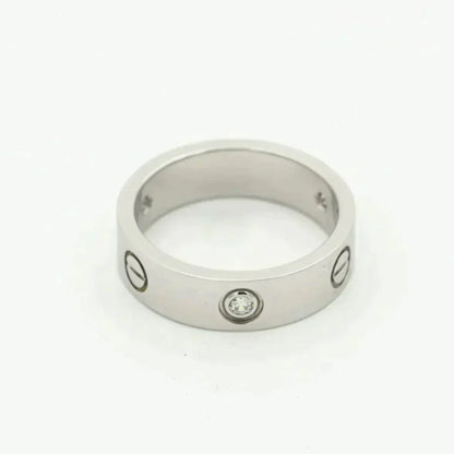 [GALE] Liebesring 5,5 mm 3 Diamanten Silber