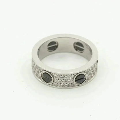 [ゲイル]ラブリング 5.5mm ダイヤモンド パヴェ セラミック