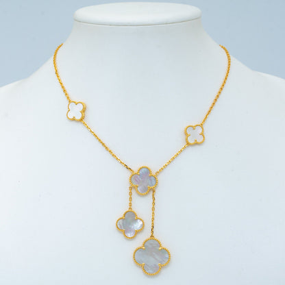 [GALE]KLEEBAND-PERLOR-KETTE MIT 6 MOTIVEN