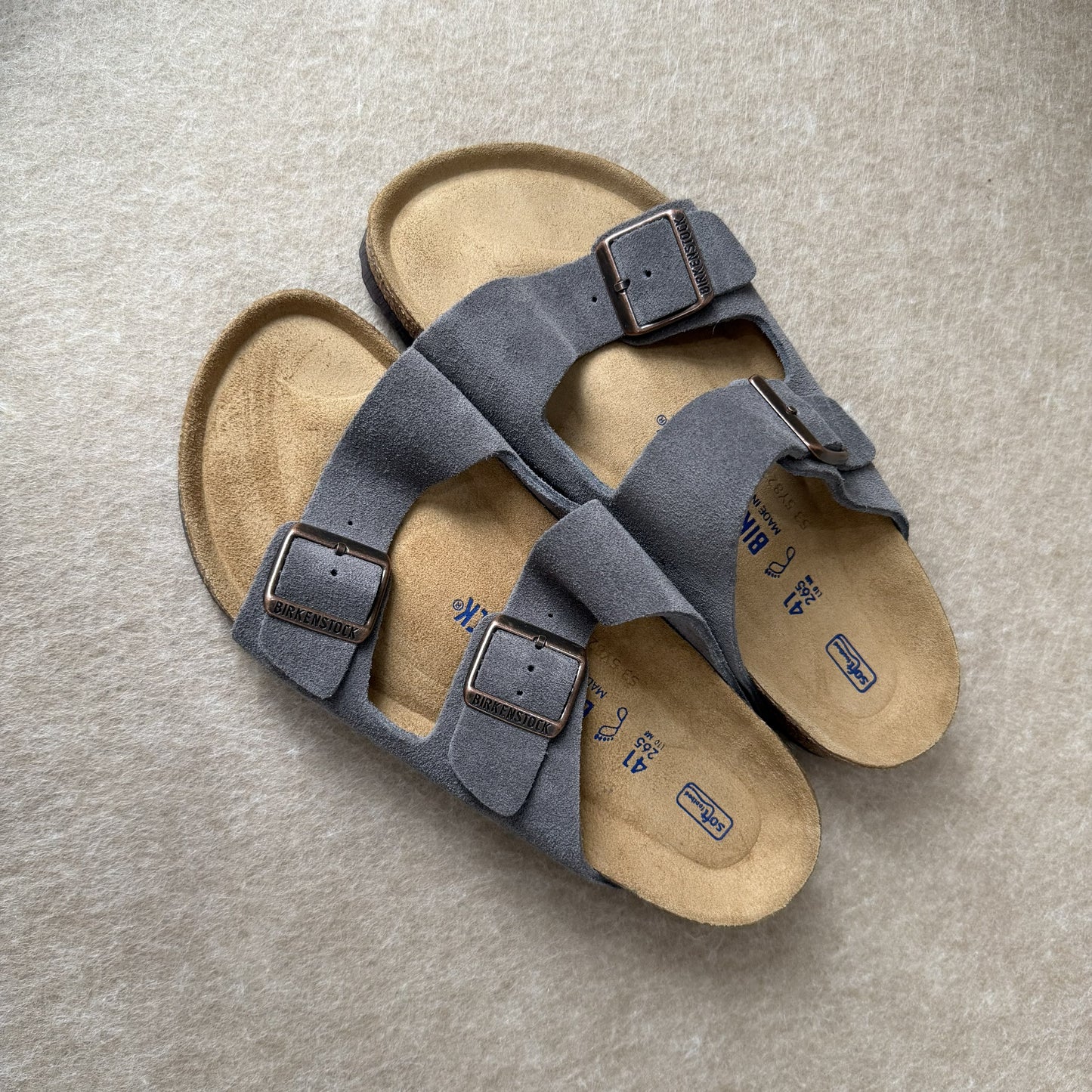 Arizona Soft Footbed Slate Grey