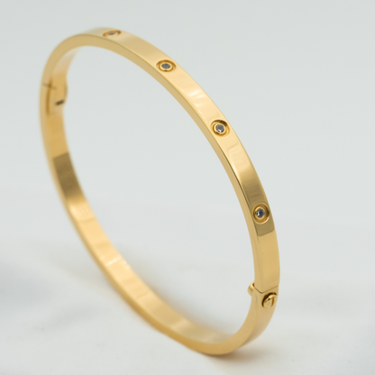[GALE] LOVE ARMBAND 3,65 MM 10 DIAMANTEN