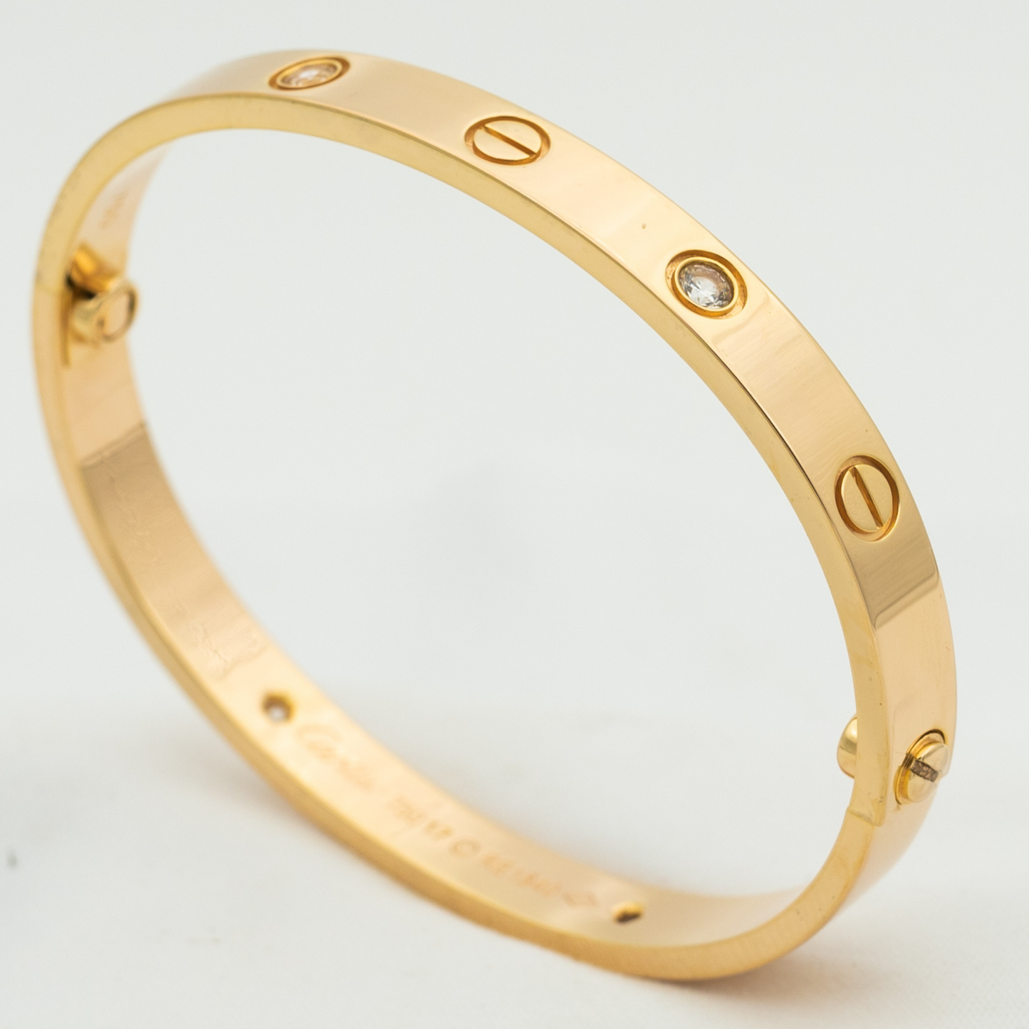 [GALE] LOVE ARMBAND 6,1 MM 4 DIAMANTEN 