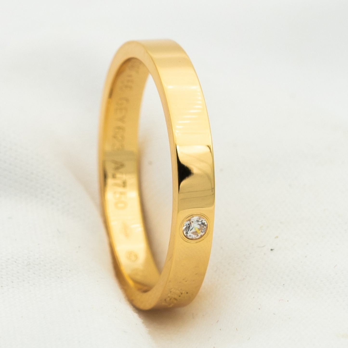 [ゲイル] ラブリング 4mm 1ダイヤモンド