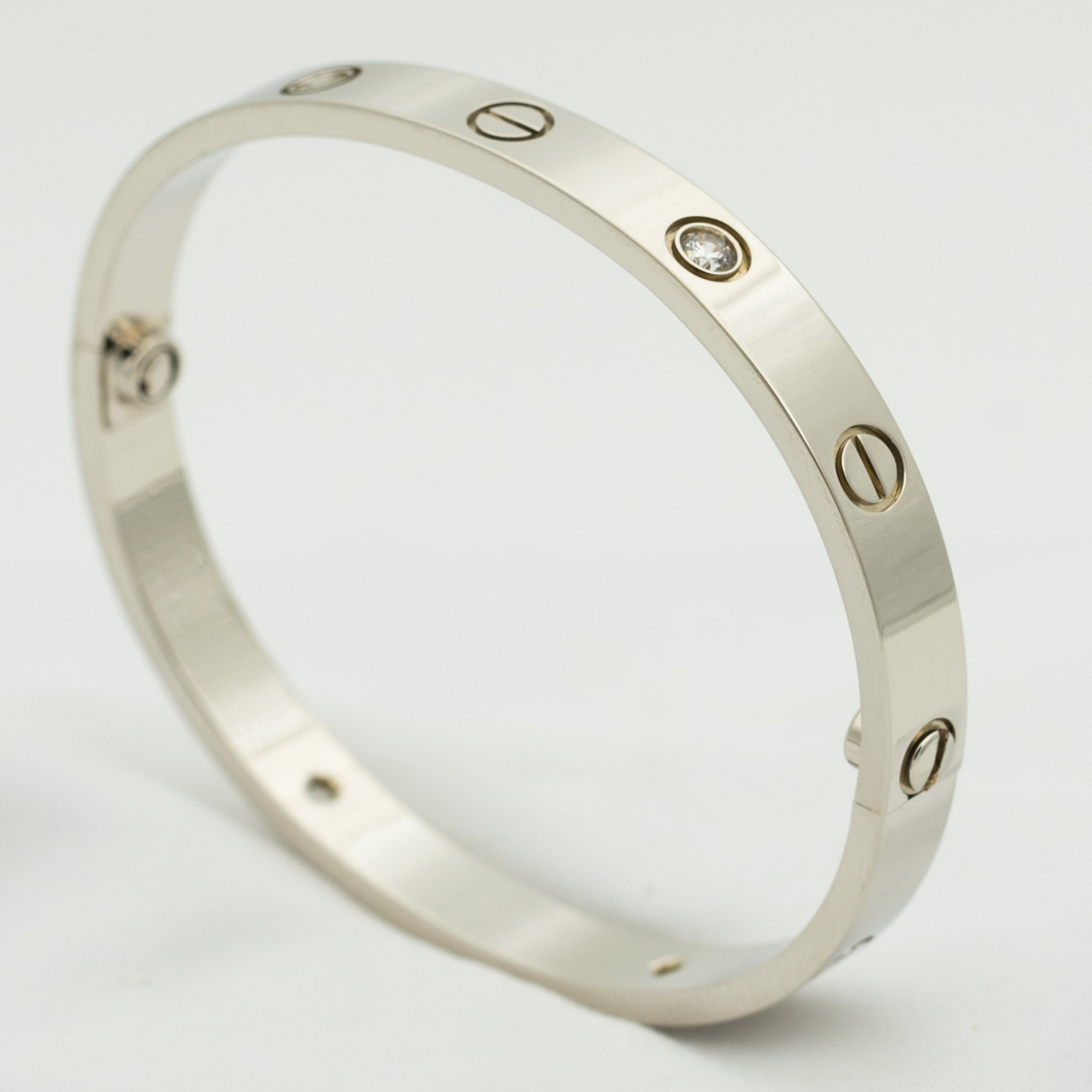 [GALE] LOVE ARMBAND 6,1 MM 4 DIAMANTEN 