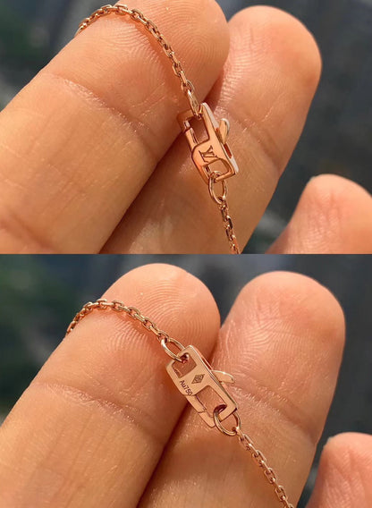 [GALE] BLÜTENANHÄNGER ROSÉGOLD UND DIAMANT