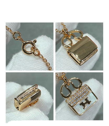 [GALE]H CIRCE MOISSANIT-ANHÄNGER-KETTE GOLD