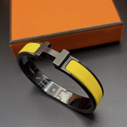 [GALE]CLIC HM SO SCHWARZ GELBES ARMBAND