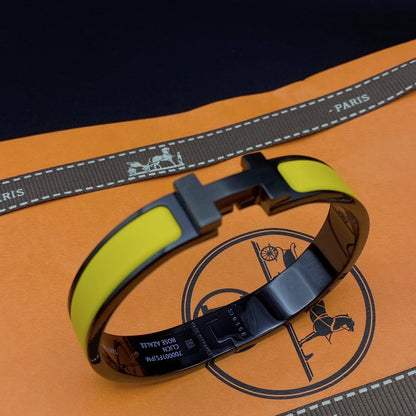 [GALE]CLIC HM SO SCHWARZ GELBES ARMBAND