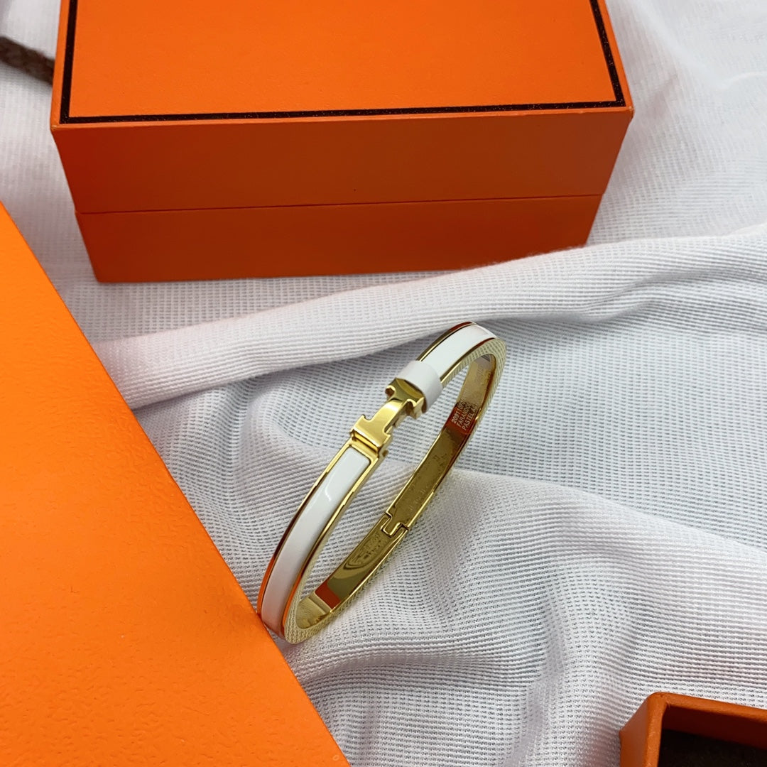 [GALE]CLASSIC HM CLIC WEISSES 8MM EMAILLET