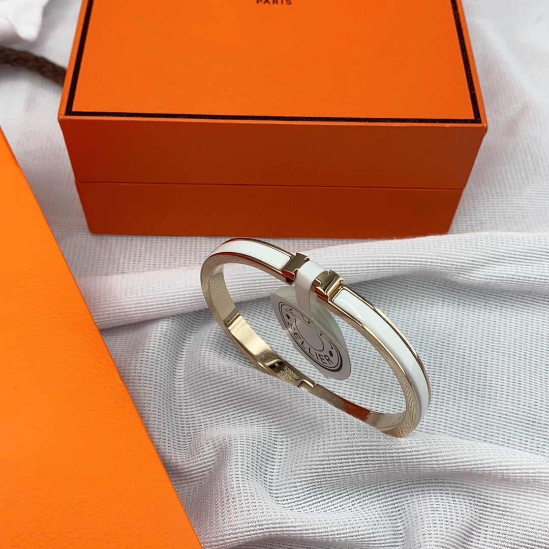 [GALE]CLASSIC HM CLIC WEISSES 8MM EMAILLET