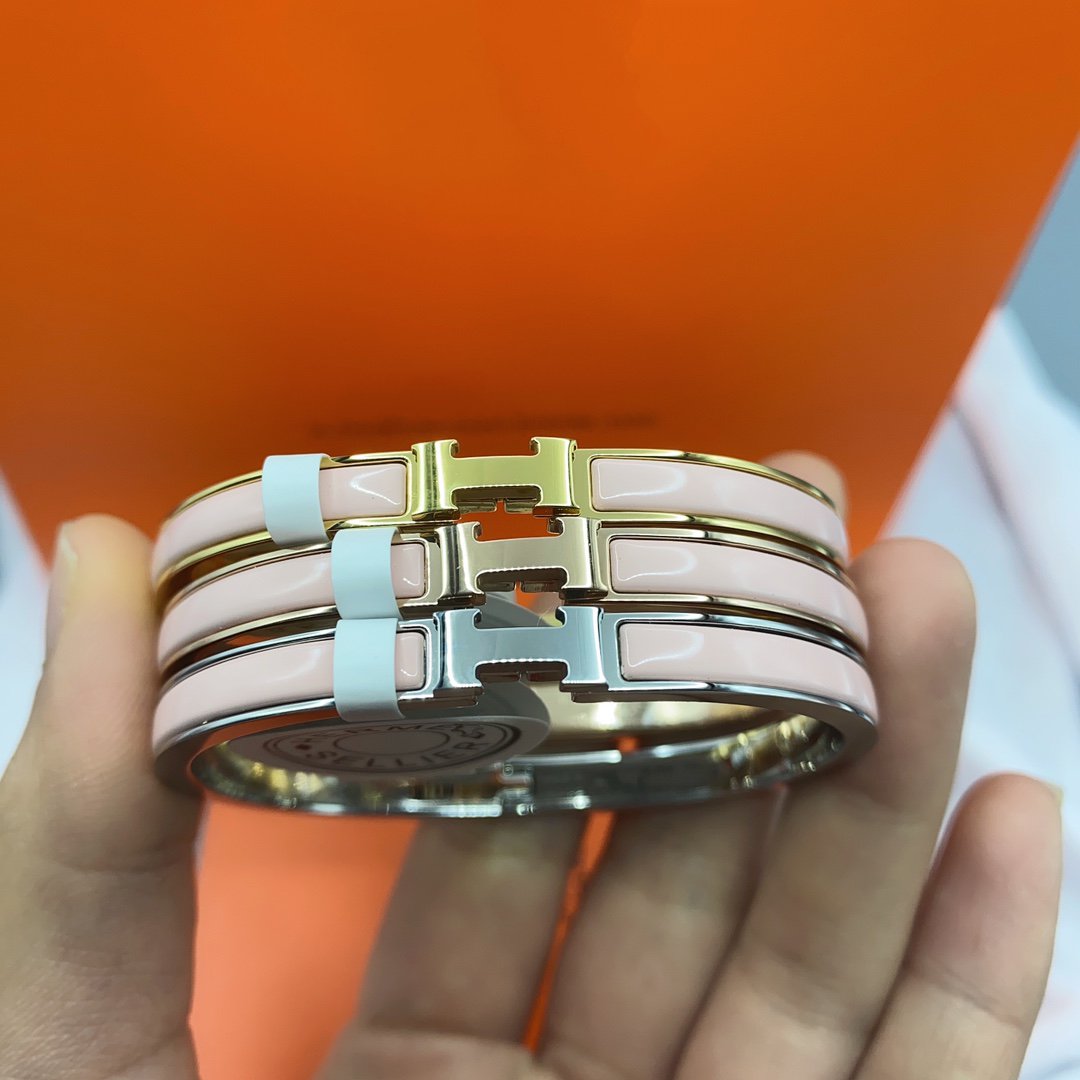 [GALE]CLASSIC HM CLIC PINK 8MM EMAILLET ARMBAND
