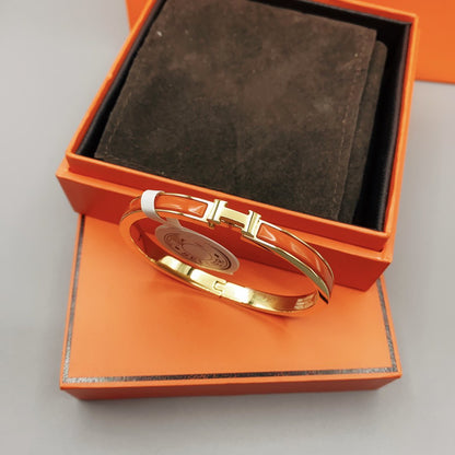 [GALE]CLASSIC HM CLIC RED 8MM ENAMEL BRACELET